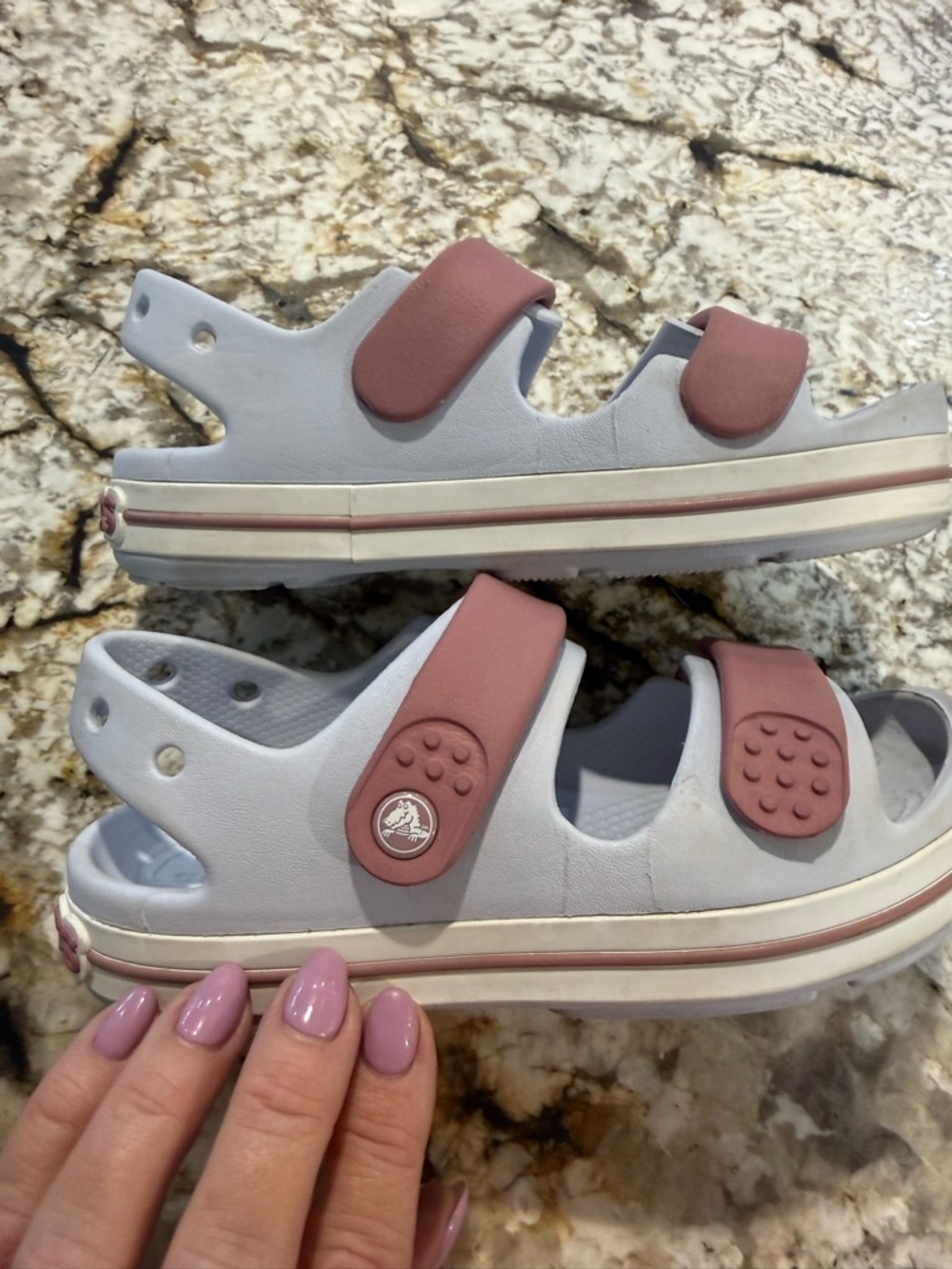 CROCS Crocband Cruiser Sandal in size C13 Excellent Condition - Picture 5 of 7